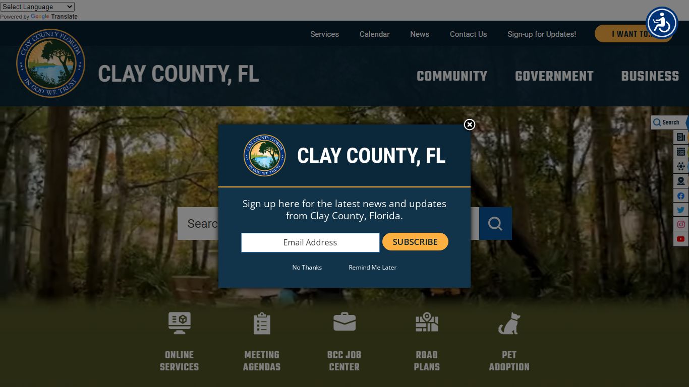 Clay County, FL | Home